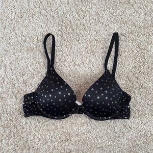 Victoria's Secret Black Starry Bra